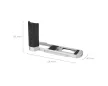 Smallrig 5701 L-alakú rögzítőtalp markolattal Panasonic Lumix L10 kamerához, ezüst