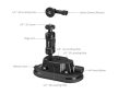Smallrig 5842 Car Suction Cup Support 7.6 × 15 cm for Action Cameras