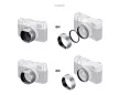 Smallrig 5851 UV Filter with Lens Hood Kit for Fujifilm X100VI / X100V (Silver)