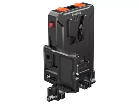   Smallrig 5881 intelligens V-Mount akkumulátor adapterlap 15 mm-es dupla rúdbilinccsel