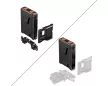 Smallrig 5881 intelligens V-Mount akkumulátor adapterlap 15 mm-es dupla rúdbilinccsel