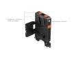 Smallrig 5881 intelligens V-Mount akkumulátor adapterlap 15 mm-es dupla rúdbilinccsel