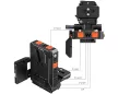 Smallrig 5899 intelligens V-Mount akkumulátor adapterlap Arca-Swiss kompatibilitással