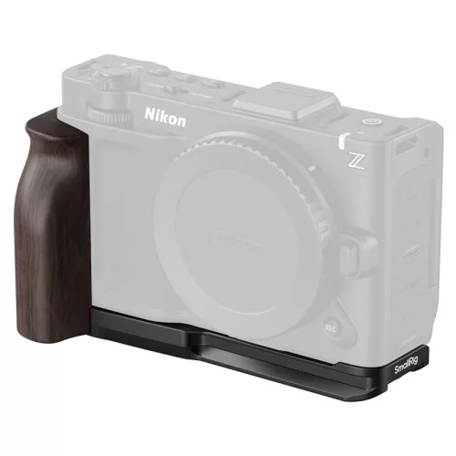 Smallrig 5906 L-Shaped Mount Plate with Wooden Handle for Nikon ZR