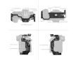 Smallrig 5954 Hawklock Quick Release Cage for Canon EOS R6 Mark III / R6 Mark II
