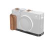 Smallrig 5985 L-Shaped Mount Plate with Wooden Handle for Fujifilm X-E5 (Rosewood, Black)