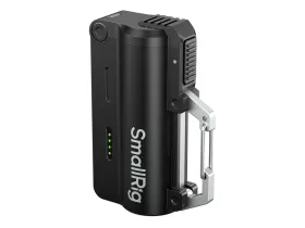   SmallRig 6090 21700-as lítium akkumulátor és töltő készlet, 5000 mAh, fekete