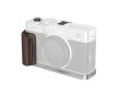 Smallrig 6236 L-Shaped Mount Plate with Wooden Handle for Fujifilm X-E5 (Ebony, Silver)