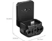 Smallrig 6359 gyorskioldós hátlapi rögzítő USB-C porttal DJI Osmo Pocket 4 kamerához