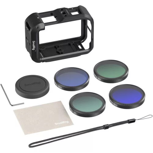SmallRig 6374 Advanced Cage kit szűrőkkel DJI Osmo Action 6 kamerához