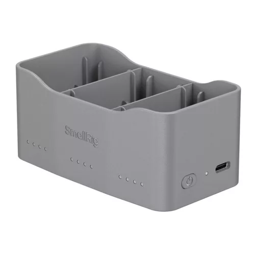 Smallrig 6501 65 W-os akkumulátortöltő DJI Mini 5, Mini 4 és Mini 3 Pro drónokhoz