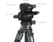 SmallRig 6599 ultrakönnyű utazó karbon videóállvány