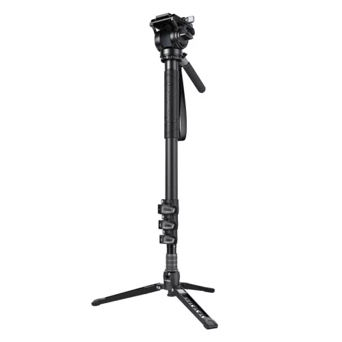 SmallRig 6623 Carbon Monopod with Video Head, 4 Section