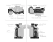 Smallrig 6702 HawkLock gyorskioldós cage Sony Alpha 7R VI vázhoz