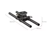 SmallRig 6761 Arca-Type Mount with Dual 15 mm Rod Clamp
