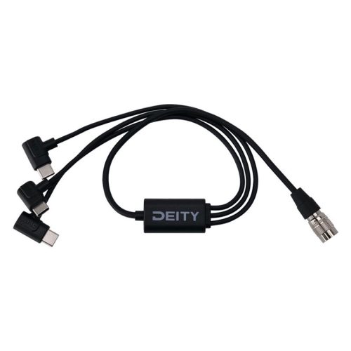 Deity SPD-HR3U (4-Pin Hirose to Triple USB-C) Cable