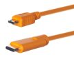 Tether Tools Air Direct USB-C - USB 2.0 Micro B csatlakozókábel (narancssárga)