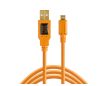 TetherPro USB 2.0 A Male-Micro-B 4.6m narancssárga