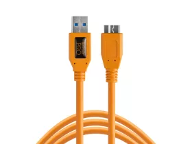 Tether Tools TetherPro USB 3.0 - Micro-B 4,6m Orange kábel