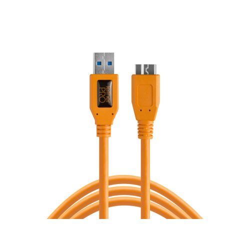 Tether Tools TetherPro USB 3.0 - Micro-B 4,6m Orange kábel