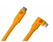 Tether Tools Tetherpro USB-C to USB-C derékszögű narancssárga kábel