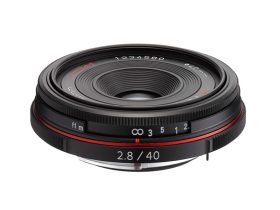 Pentax HD DA 40mm f/2.8 Limited fekete objektív