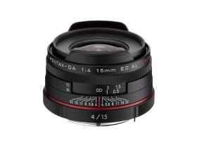 Pentax HD DA 15mm f/4 ED AL Limited fekete objektív