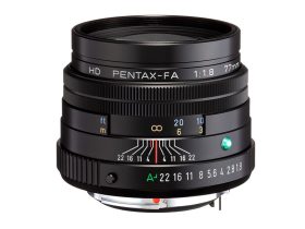 Pentax HD FA 77mm f/1.8 Limited Fekete objektív