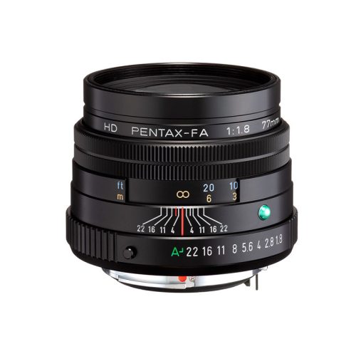 Pentax HD FA 77mm f/1.8 Limited Fekete objektív