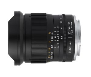 TTArtisan 11mm F2.8 objektív (Sony E bajonett)