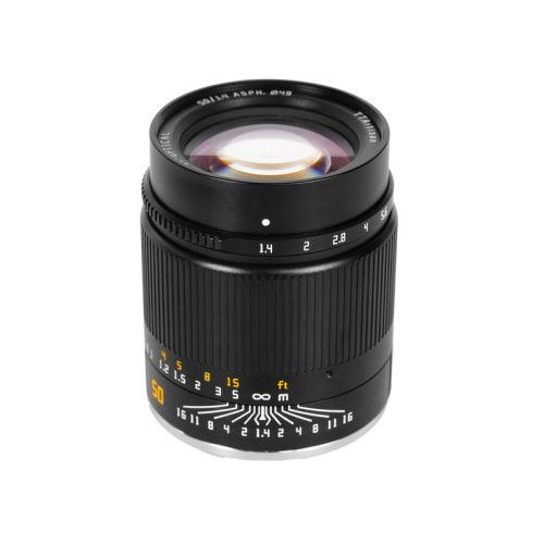 TTartisan 50mm f1.4 fekete (Sony E) objektív