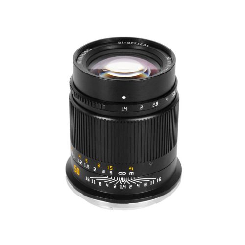 TTartisan 50mm f1.4 fekete (Canon EOS RF) objektív