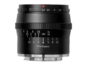 TTArtisan 50mm F1.2 objektív (M4/3 bajonett) fekete