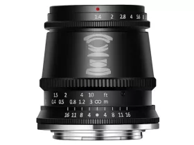TTArtisan 17mm F1.4 objektív (M4/3 bajonett) fekete