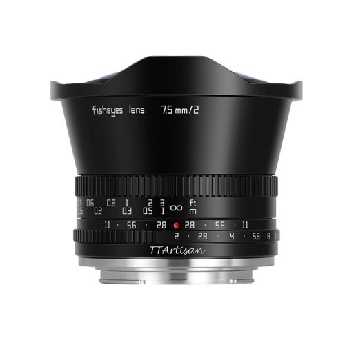 TTartisan 7,5mm f2 Nikon Z fekete (APS-C) Objektív