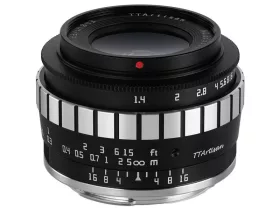   TTArtisan 23mm F1.4 objektív (Leica L bajonett) fekete-ezüst