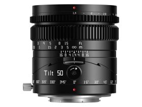 TTArtisan Tilt 50mm F1.4 objektív (M4/3 bajonett) fekete