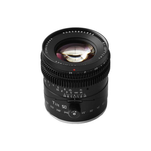 TTartisan Tilt 50mm f1.4 Canon RF mount objektív, fekete
