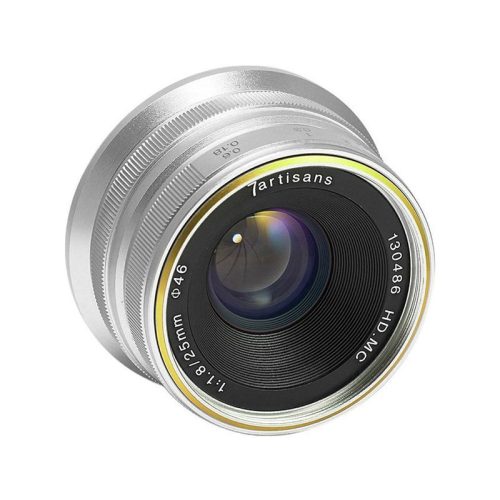 7Artisans 25mm f/1.8 Fujifilm (X Bajonett) Ezüst
