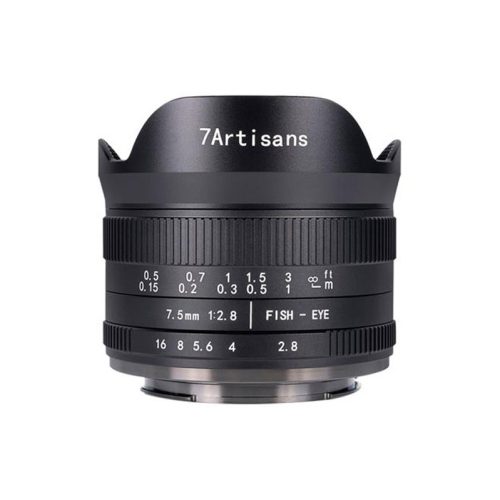 7Artisans 7.5mm f/2.8 Mark II fekete objektív (RF mount)