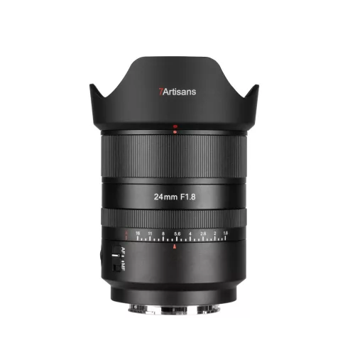7Artisans AF 24mm F1.8 objektív (Sony E bajonett) fekete