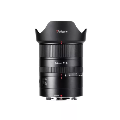 7Artisans AF 24mm F1.8 objektív (Nikon Z bajonett) fekete