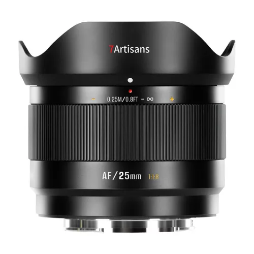 7Artisans AF 25mm f1.8 Lite Lens, black (Sony E)