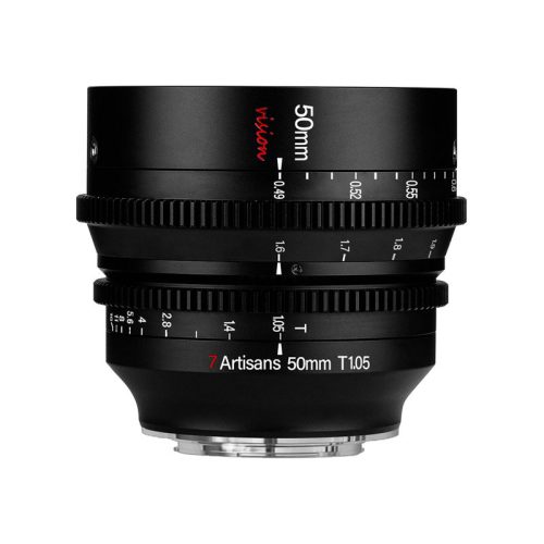 7Artisans 50mm T1.05 micro 4/3 (Panasonic Lumix / Olympus) APS-C Cine objektív, videózáshoz is