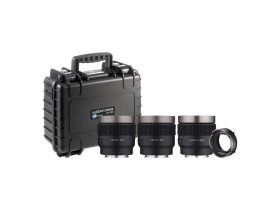   Samyang V-AF 24/35/75mm Sony FE objektív kit, MF adapter és kemény tok