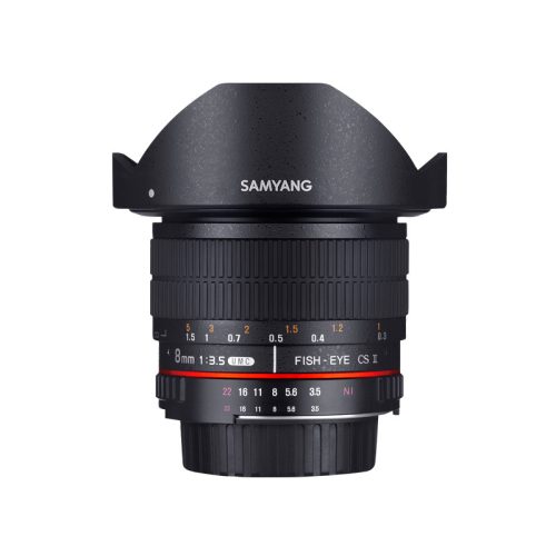 Samyang 8mm f/3.5 UMC Fish-Eye CS II  objektív (Canon M)