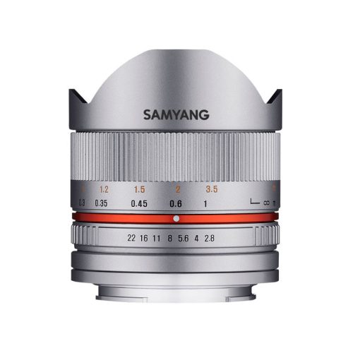 Samyang 8mm F/2.8 UMC II halszem objektív (Canon EOS M)) Fekete