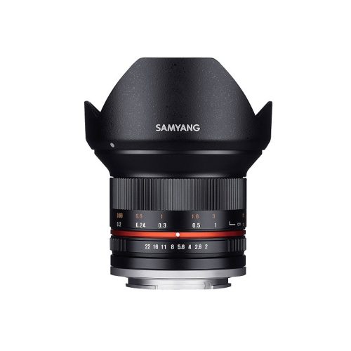 Samyang 12mm f/2.0 NCS CS fekete objektív (Sony E)