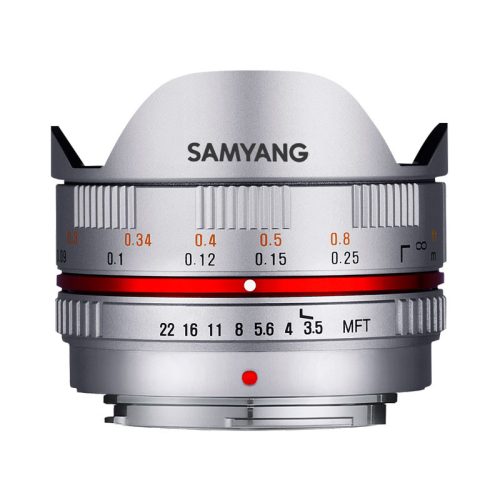 Samyang 7.5mm f/3.5 IF MC ASPH. Mikro 4/3 objektív ezüst
