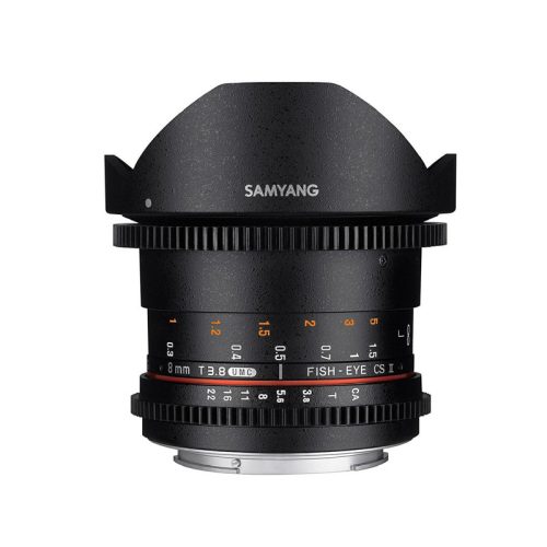 Samyang 8mm T/3.8 VDSLR UMC Fish-Eye CS II objektív (MFT)